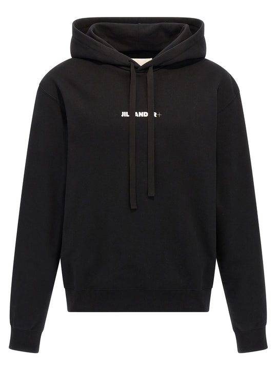Logo Hoodie Sweatshirt Black