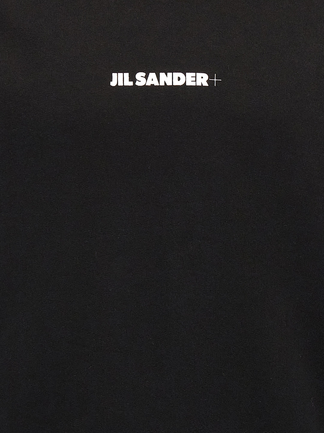 Jil Sander Logo Hoodie Sweatshirt - Black | 83fdf386578143f9f6febcb3bf139815cc200834