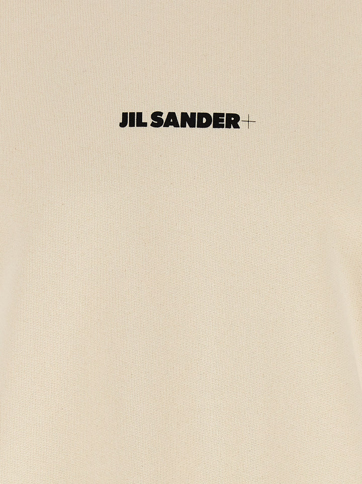 Jil Sander Logo Sweatshirt - Beige | de11c97acd9f3ef10681cb40641f590b56a83286