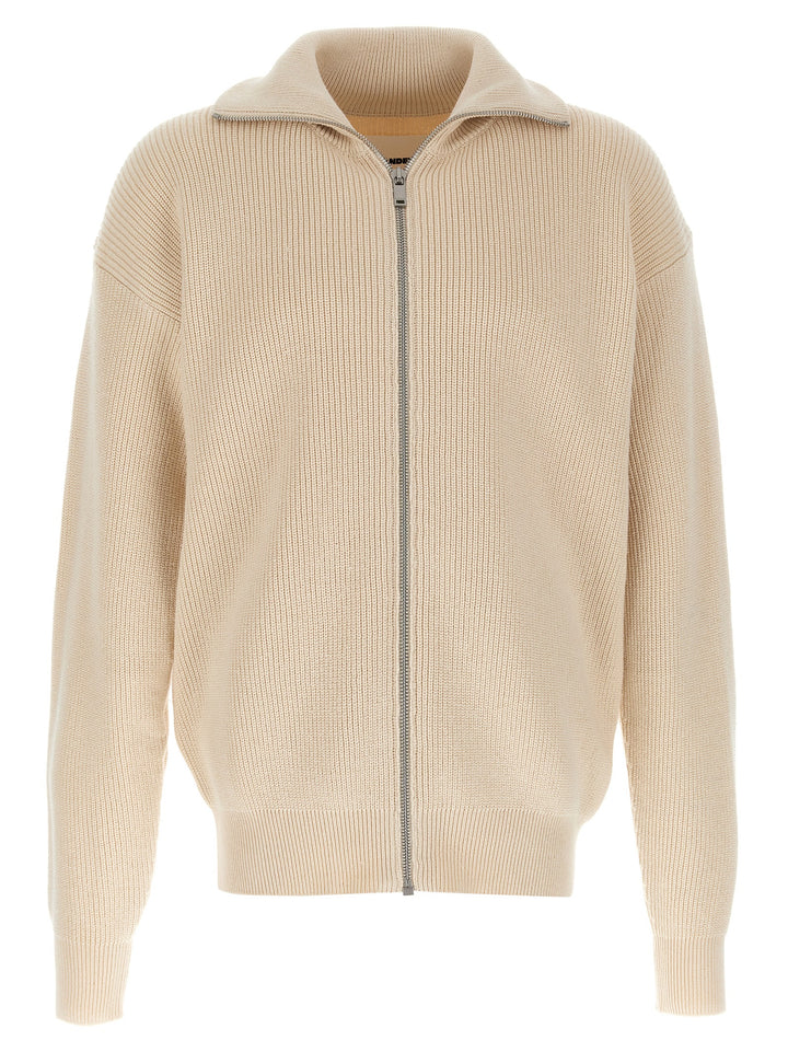 Cotton Cardigan Sweater, Cardigans Beige