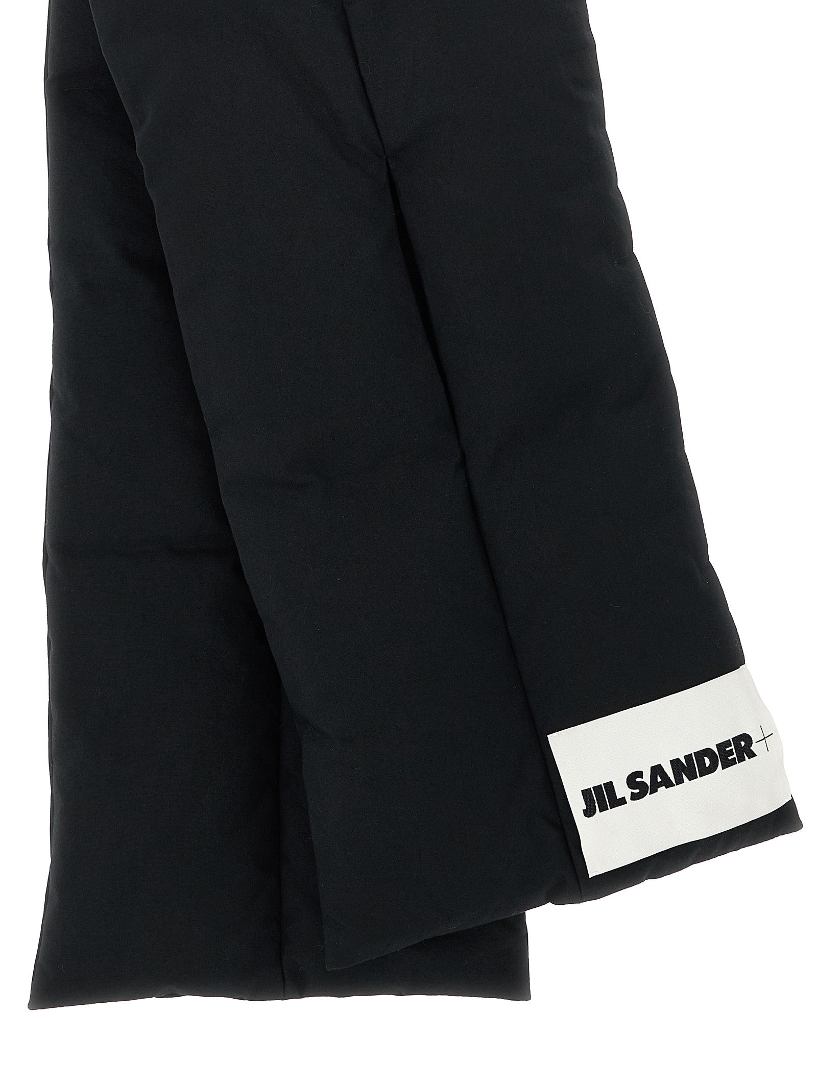 Jil Sander Down Scarf 01 Scarves And Foulards Black | Wanan Luxury