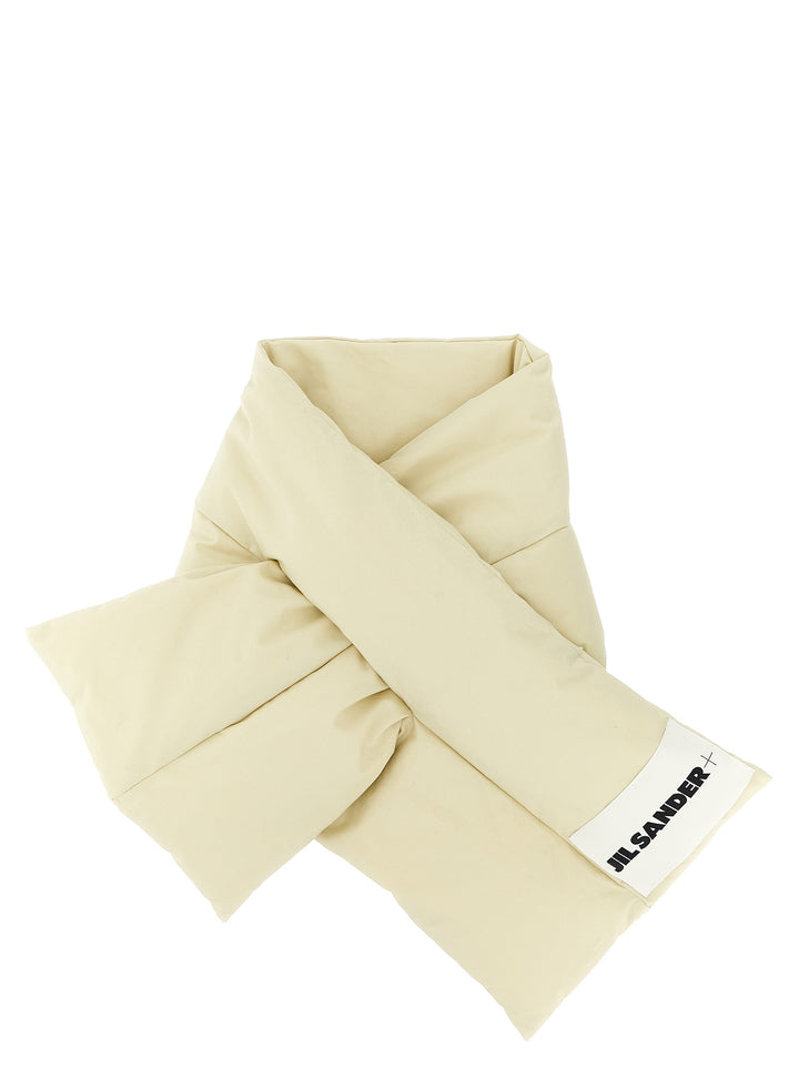 Jil Sander Down Scarf 01 Scarves and Foulards - Beige | 89f28f23dc0f479b28dcc5794514aa88515bbda4