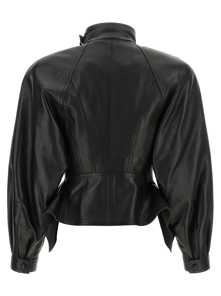 Balmain Iconica Puffer Jackets - Black | e5e4bc122853ee72d5482df4866f5d1e692ed97b