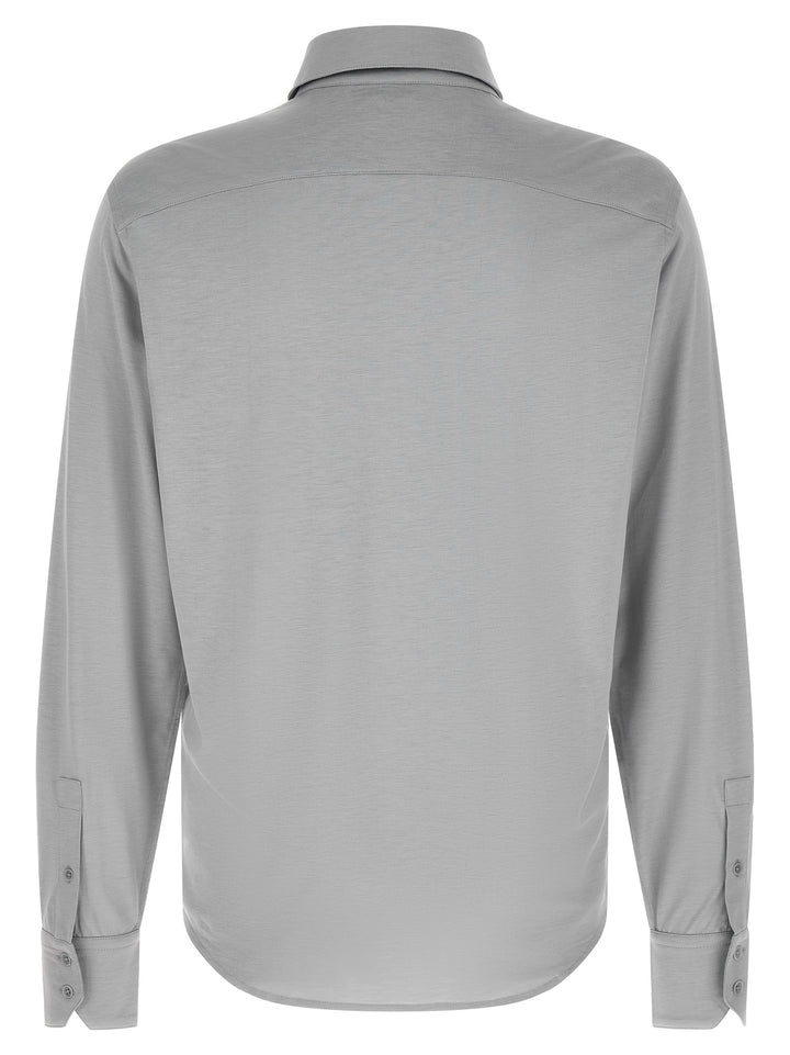 Tom Ford Military Shirt Shirt and Blouse - Gray | d142688d53b2e9c6b82f32aa12ee9d30d20966a1