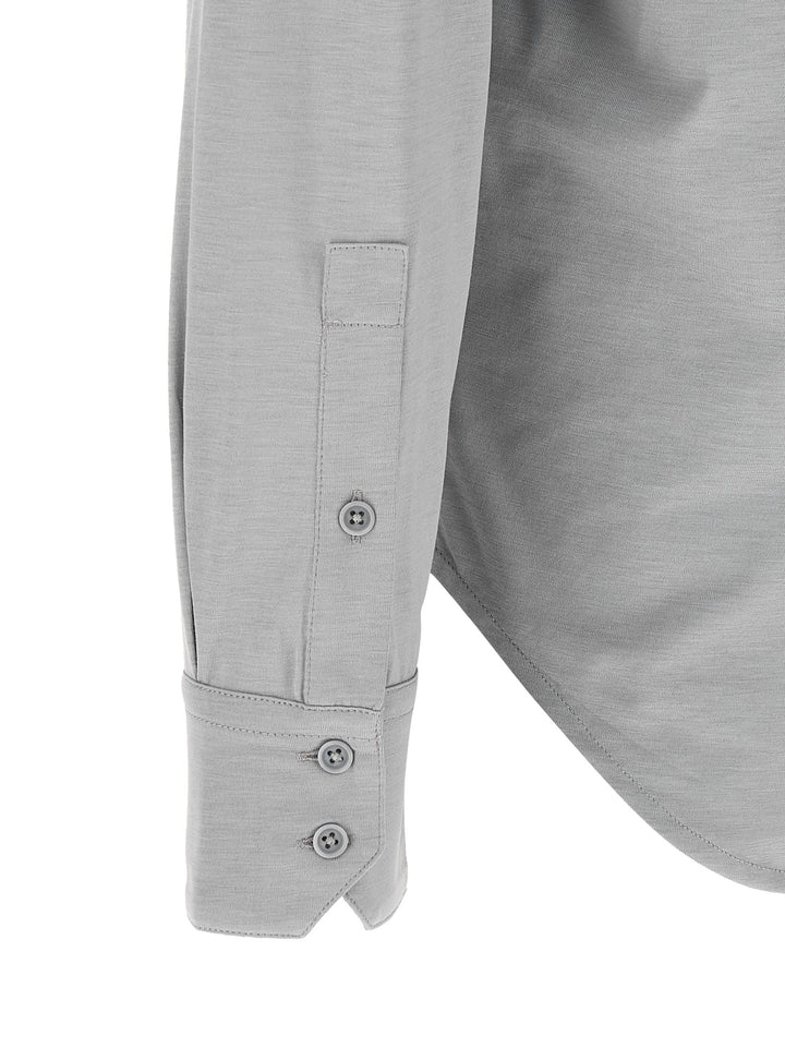 Tom Ford Military Shirt Shirt and Blouse - Gray | 9a14b62b2d3038e75b5a3c35db4a3de580152616