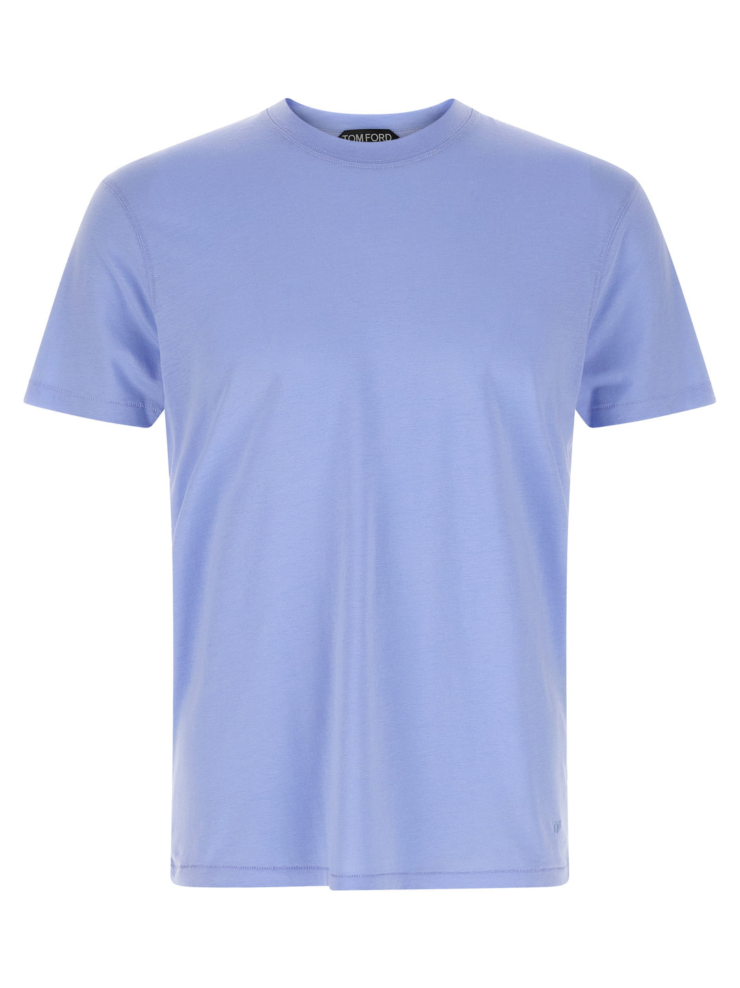 Tom Ford Logo Embroidery T-shirt - Light Blue | f33e2f4a8b339ad66c8c7f4921f8b0ca1007aafc