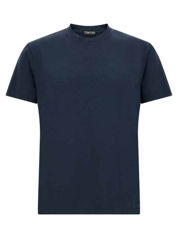 Crew-Neck T-Shirt Blue
