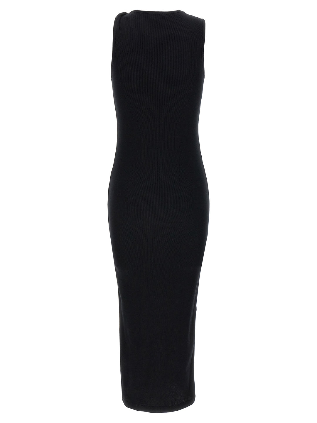 J.W. Anderson Logo Ribbed Dress Dresses - Black | 40efd7de7f1a9150b197c5e9535de6f675dd829d