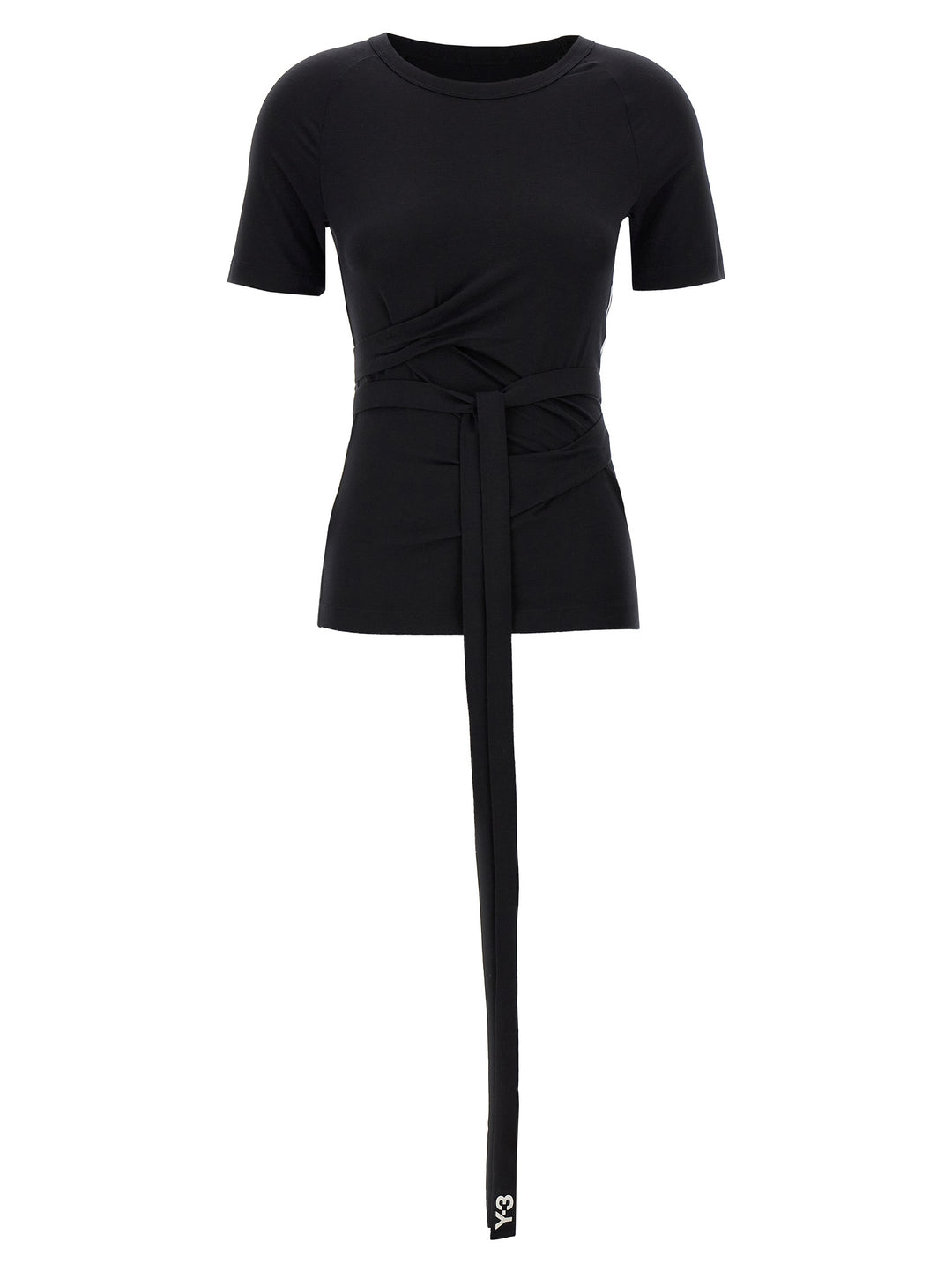 Y-3 Lyoncell T-shirt - White/Black | 5b6ecab94e86b039defcab7517bcecd631cb7275