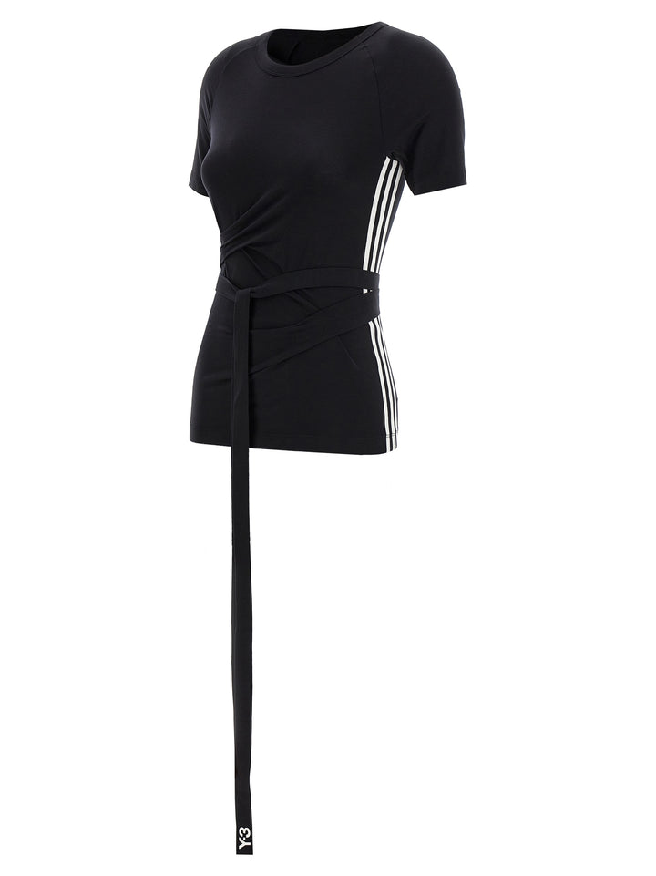 Y-3 Lyoncell T-shirt - White/Black | bef97642c4790200cfaec40b1cefd98ae74959f0