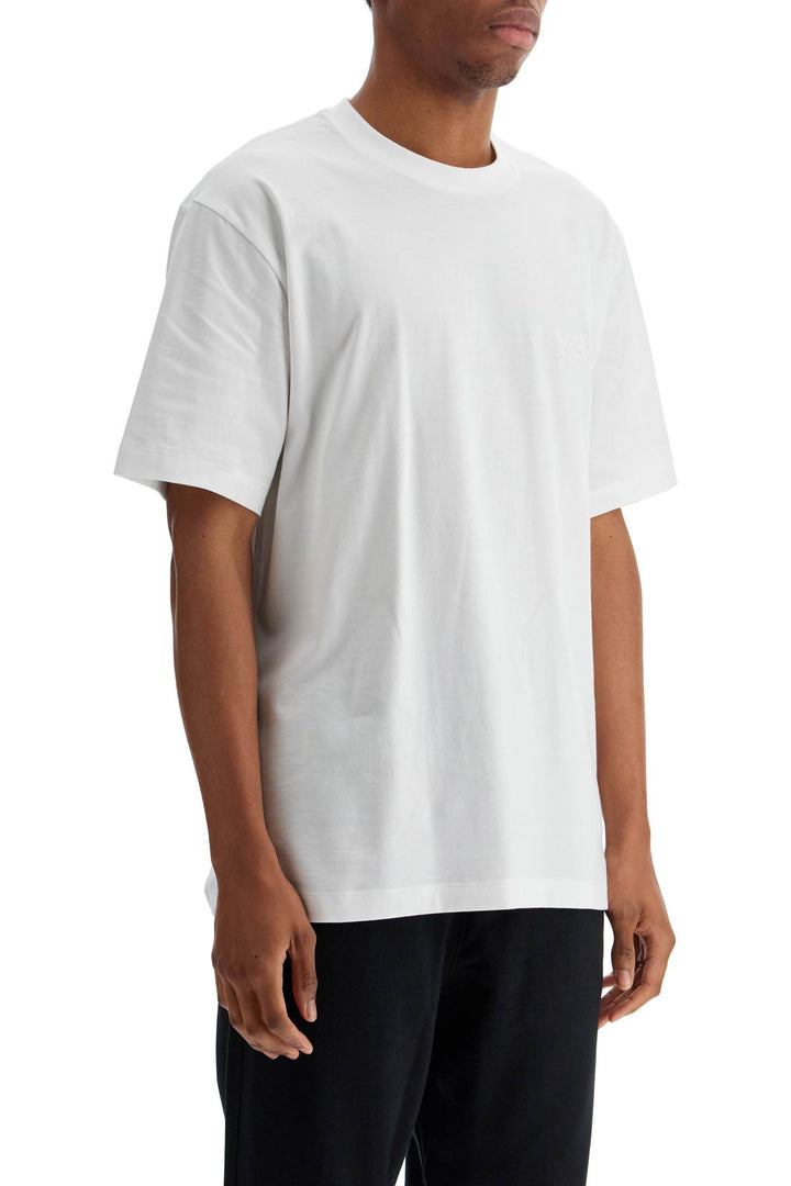 White Cotton T Shirt With Wide Neckline