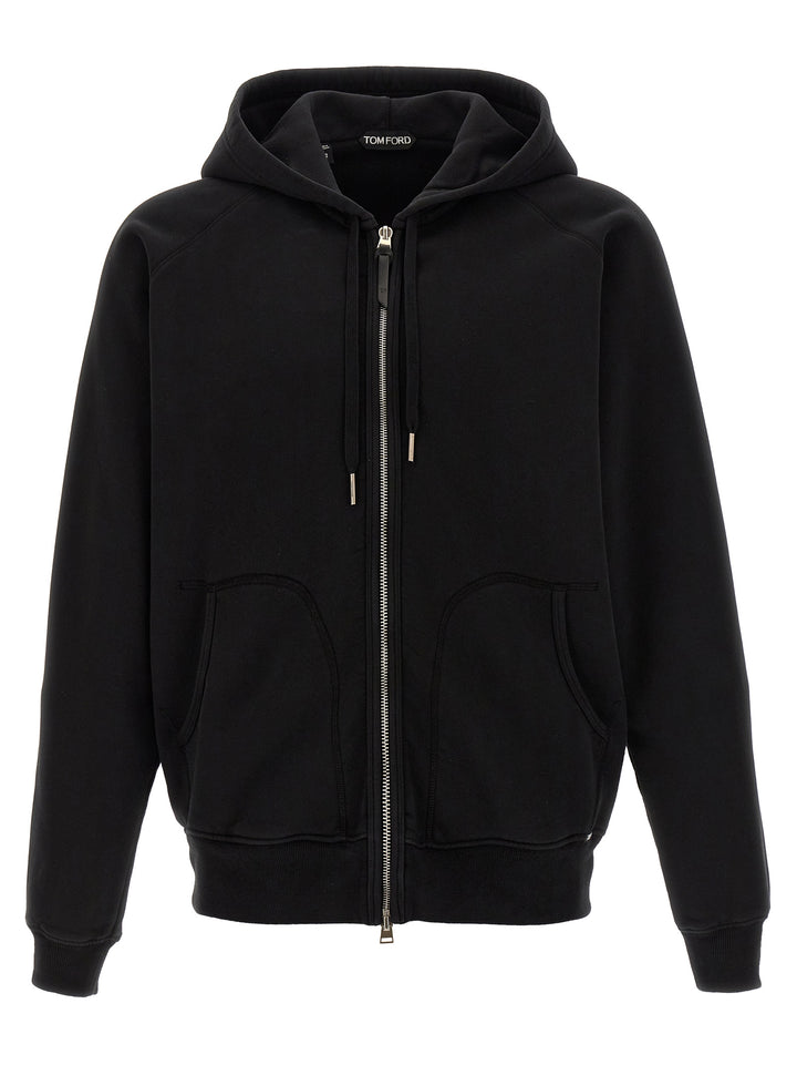 Tom Ford Hoodie Sweatshirt - Black | a6afff71a905e02fb42cd8e71687296931a2e575
