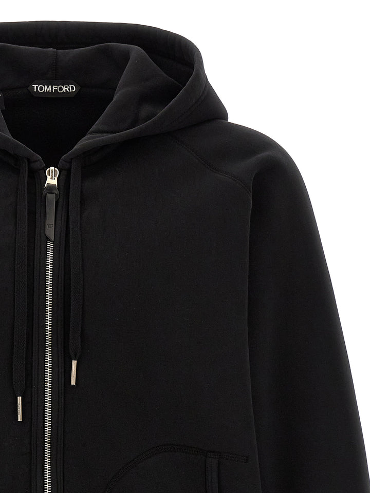 Tom Ford Hoodie Sweatshirt - Black | 98066f89524330e581bd7e36ffddcb1d14fb3edc