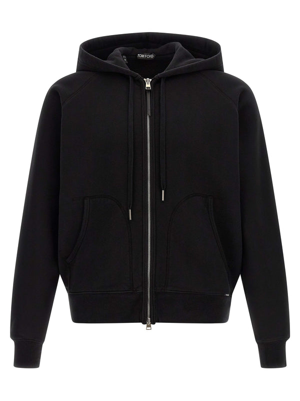 Cotton Hoodie Sweatshirt Black