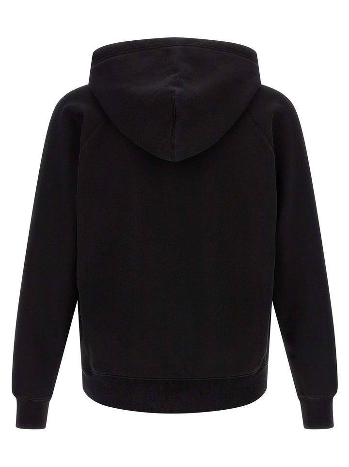 Tom Ford Cotton Hoodie Sweatshirt - Black | 153bfd31daa6463ca8aea50c2979e3c523fd67be