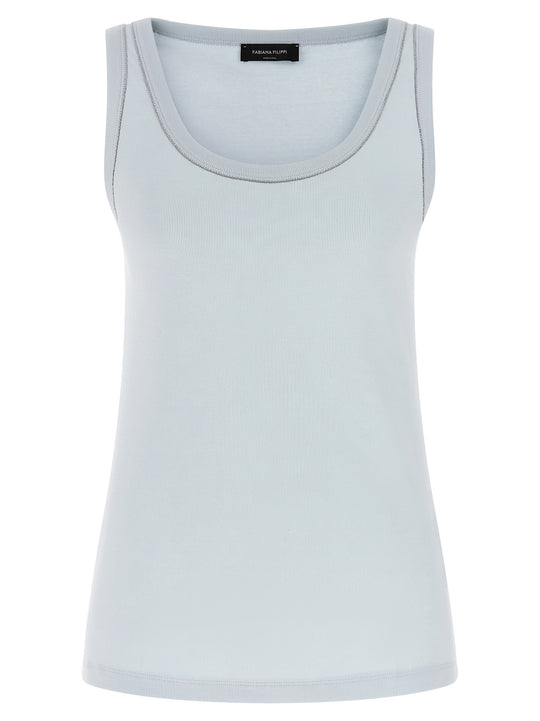 Cotton Top Tops Light Blue