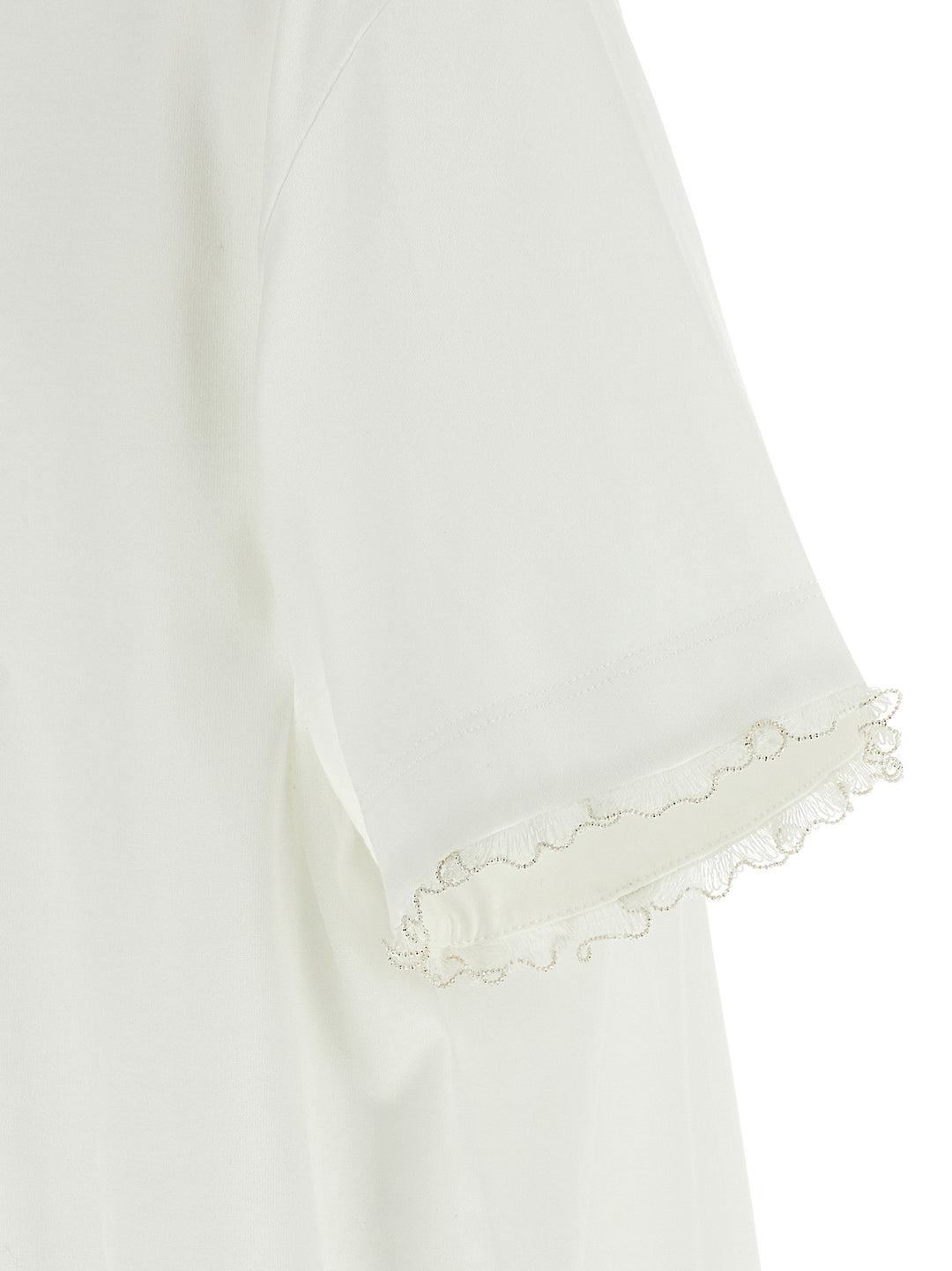 Fabiana Filippi Embroidery T-shirt - White | a72d2cbd3fd5a679973e99b1c717f6a753645d91