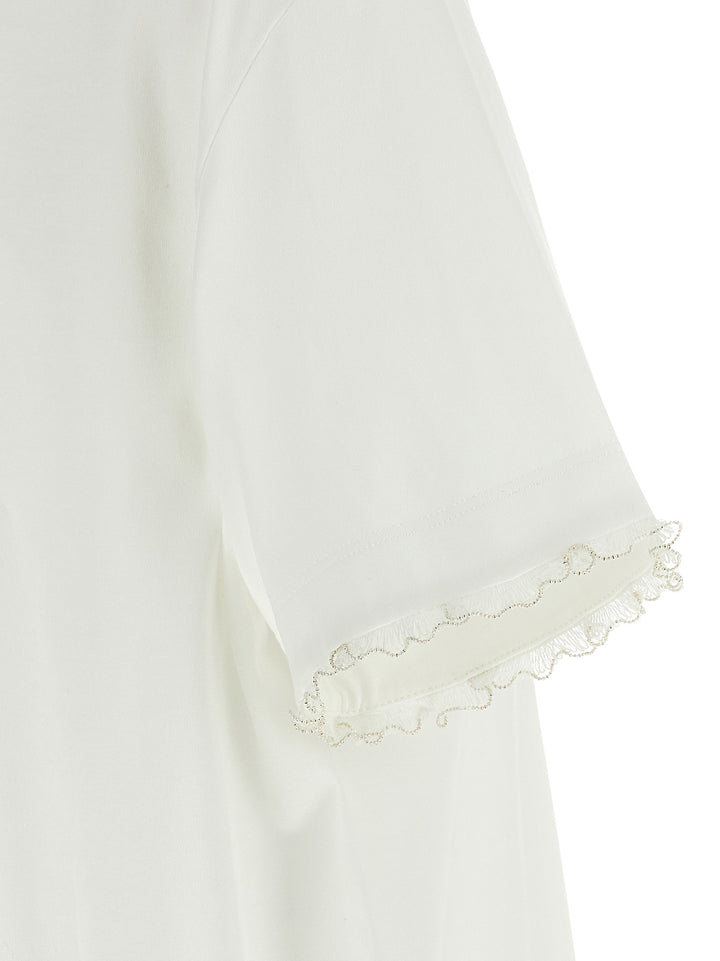 Fabiana Filippi Embroidery T-shirt - White | a72d2cbd3fd5a679973e99b1c717f6a753645d91