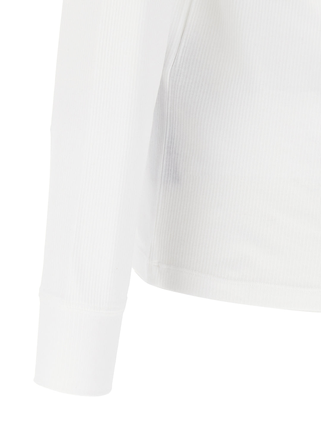 Tom Ford Ribbed Cotton T-shirt - White | c12f87217ca50a5d5b9f6c634e7a7b86397aed64