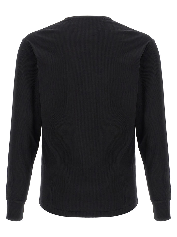Tom Ford Ribbed Cotton T-shirt - Black | 2e49294856c476296711f373c76a126920c131d7