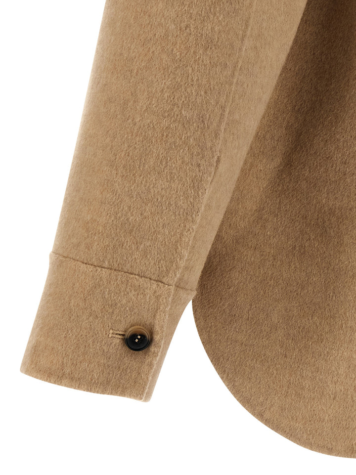 J.W. Anderson Wool Overshirt Shirt and Blouse - Gray | a661fe127d88e839456552ad9862031a7c9ff75b