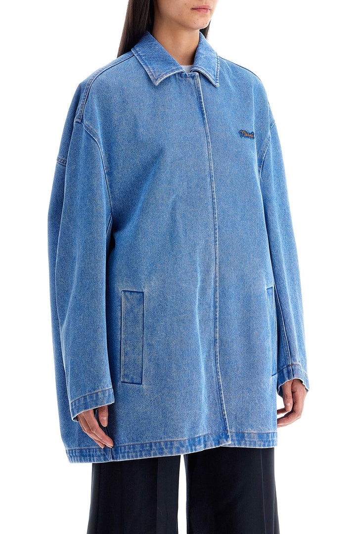 Giacca Oversize In Denim Biologico