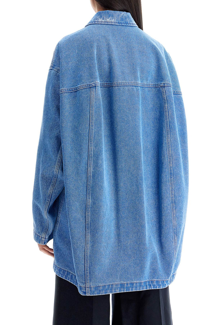 Giacca Oversize In Denim Biologico