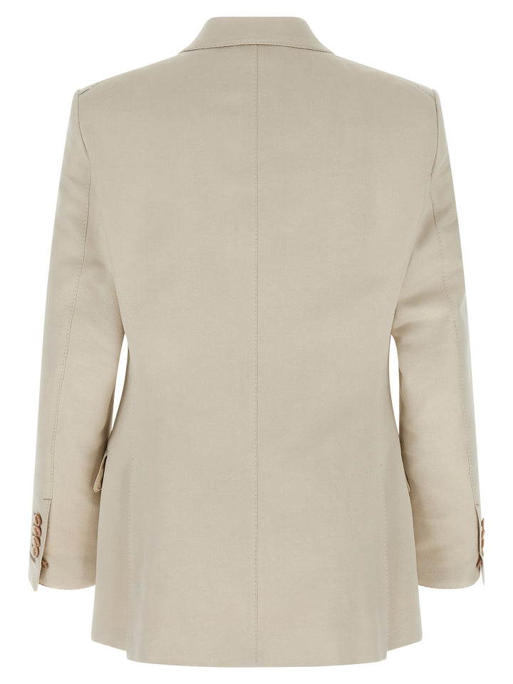 Tom Ford Double-Breasted Blazer - Beige | 930274a21470932e9370cb1ed512969419392e8d