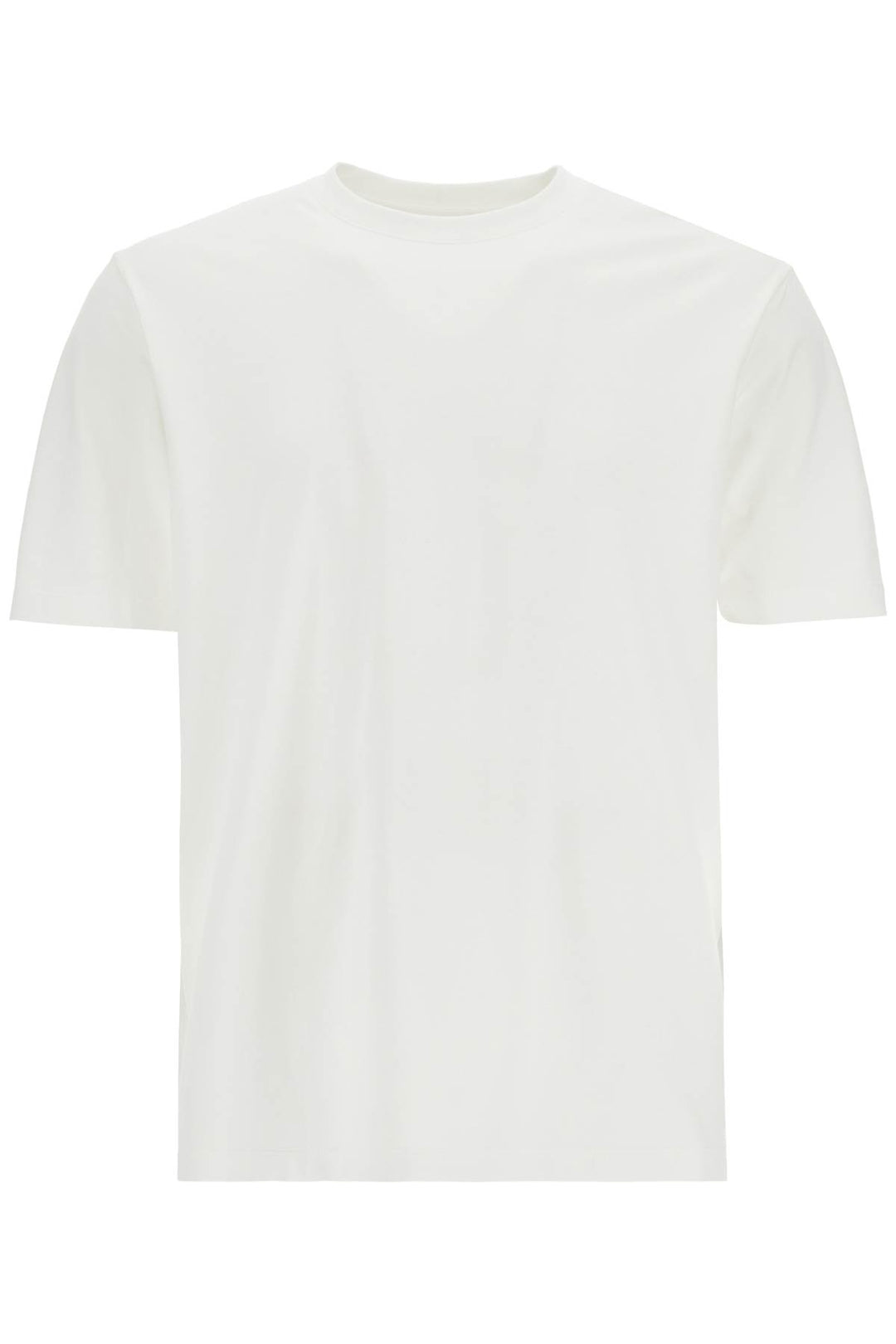 White Cotton T Shirt With "Uniform Of The Streets" Print