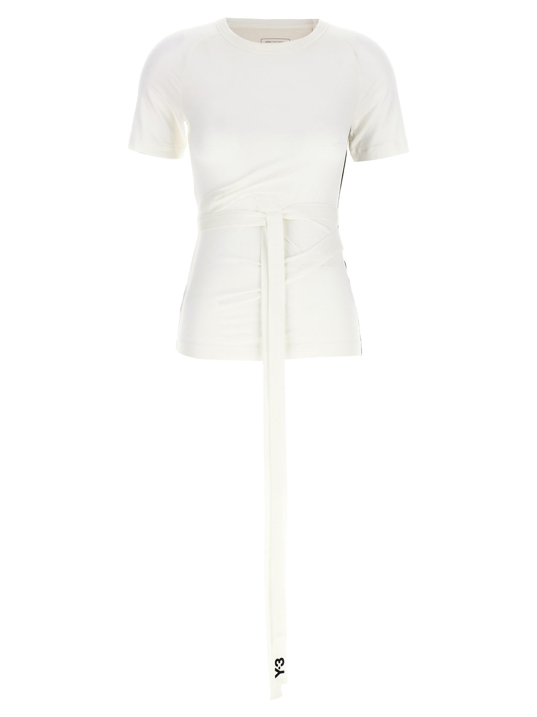 Y-3 Lyoncell T-shirt - White/Black | f7db6e415991353de8cc7876ad1dd6b03f6b6cd5