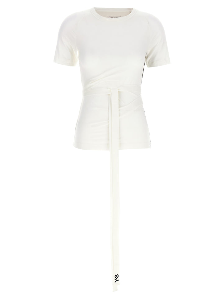 Y-3 Lyoncell T-shirt - White/Black | f7db6e415991353de8cc7876ad1dd6b03f6b6cd5