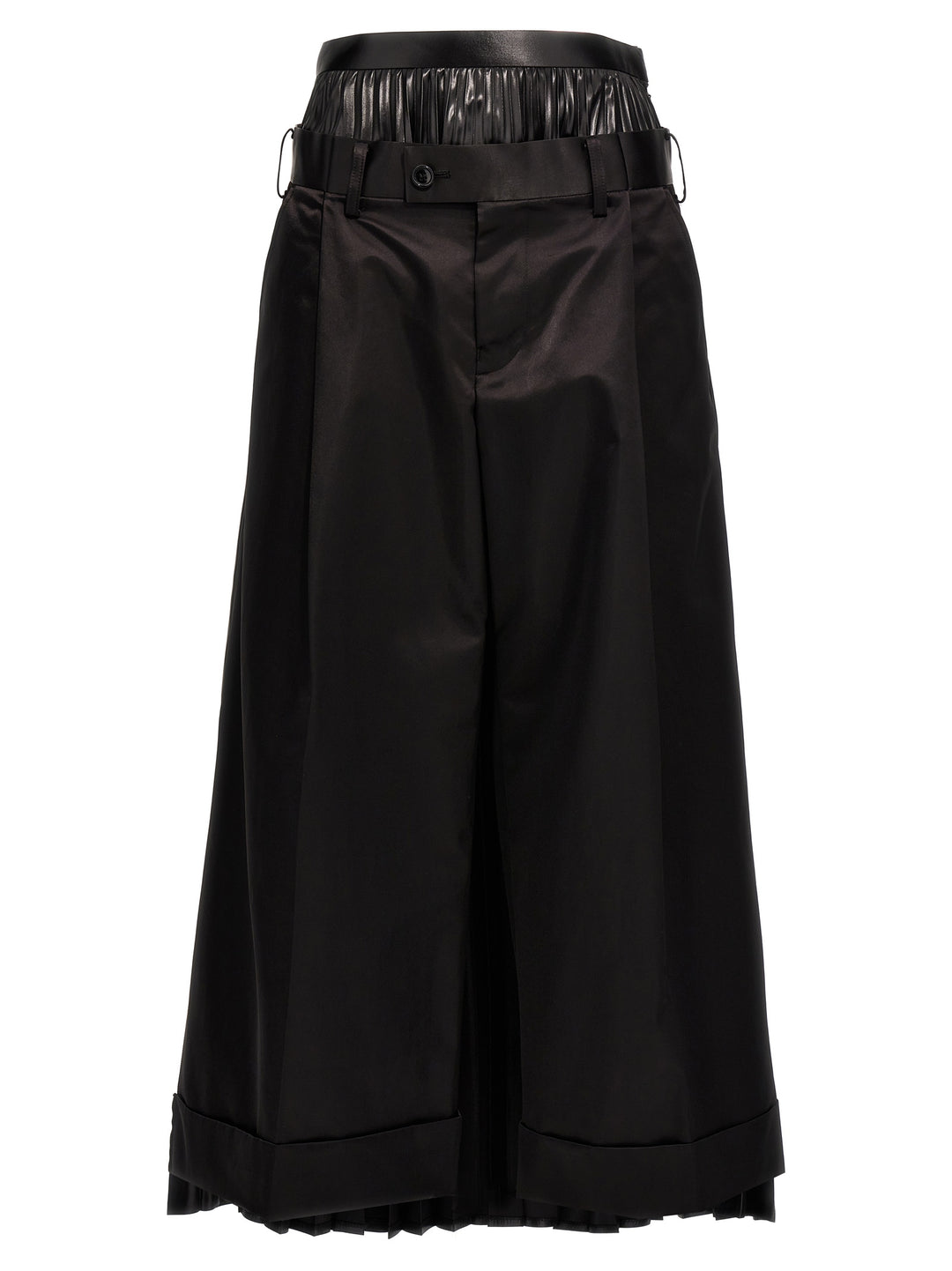 Skirt Insert Pants Black