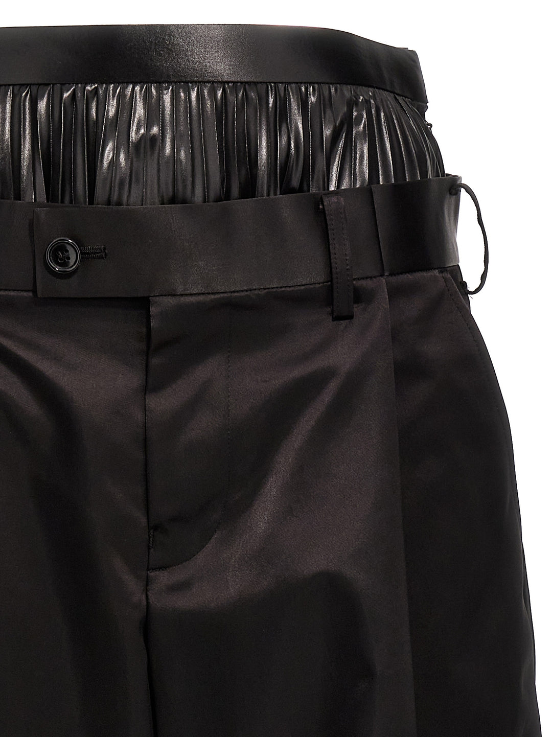 Skirt Insert Pants Black