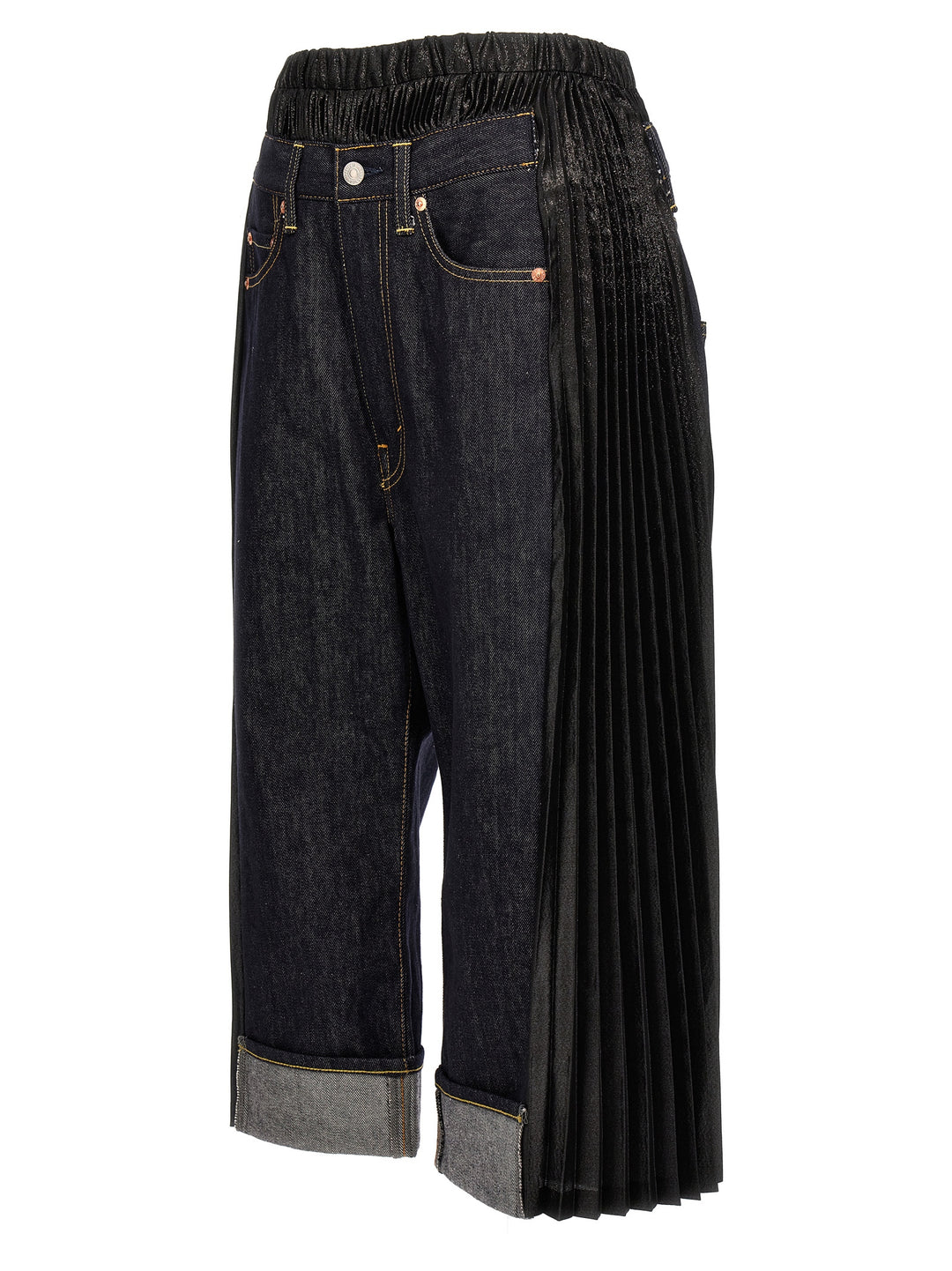 Junya Watanabe X Levi'S Pleated Insert Jeans Blue