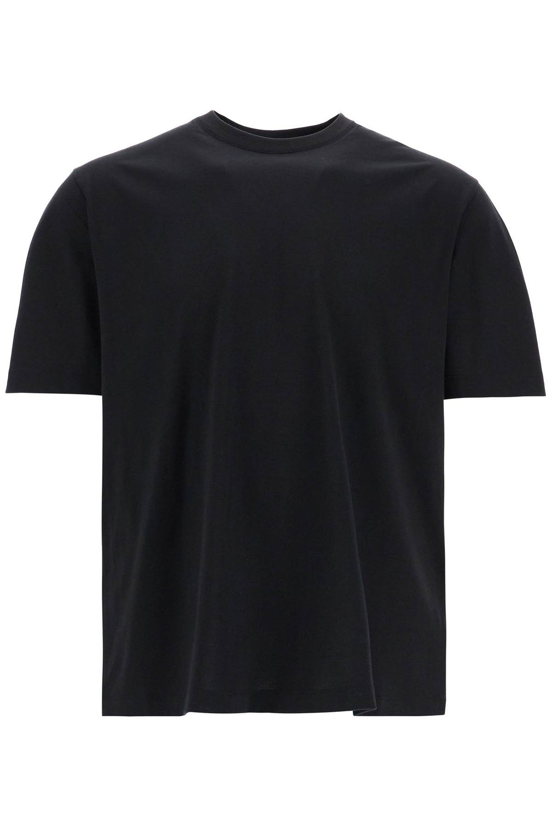 Black Logo Cotton T Shirt