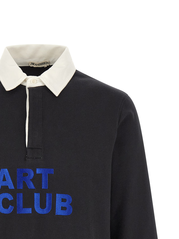 J.W. Anderson Art Club Polo - Black | f0ba9cc1c751192d492047c73d48aacfc17590d4