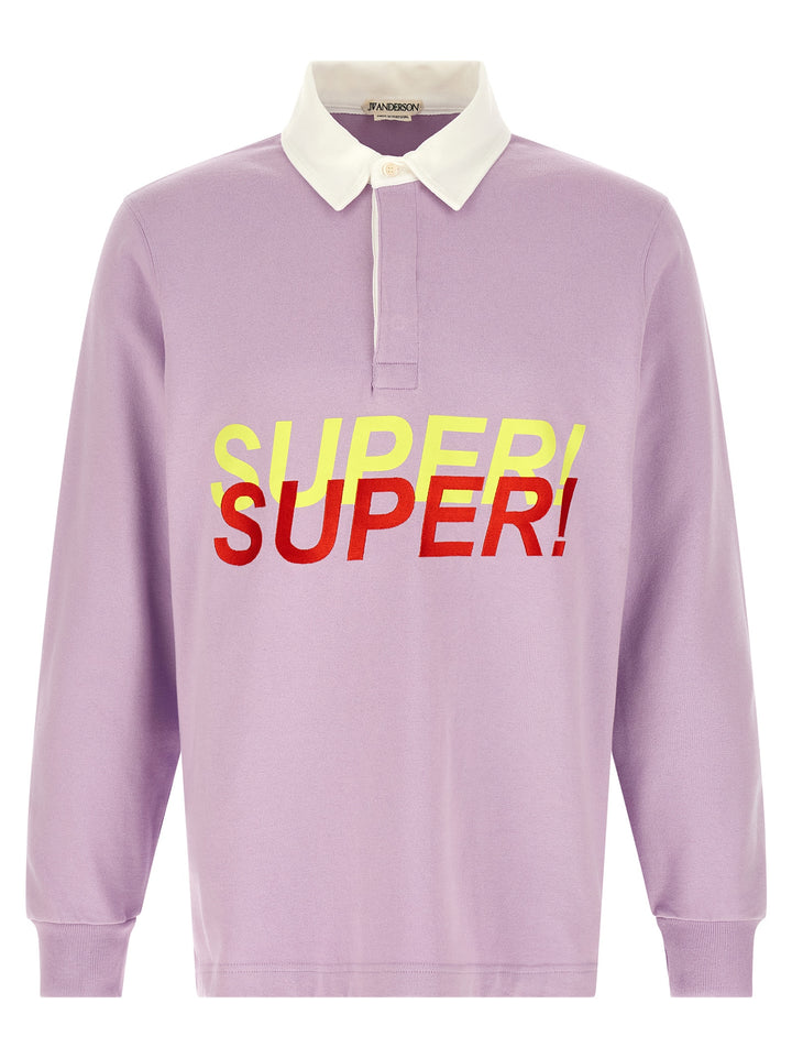 J.W. Anderson Super Super Polo - Purple | e506b26e254e0637fc9bafb48ca7333e04301d04