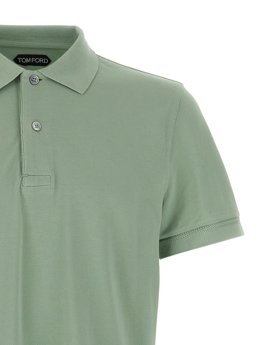 Tom Ford Piqué  Shirt Polo - Green | bd20abb41ea3219907da238ca153044e0a8b31da