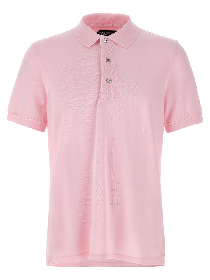 Tom Ford Piqué  Shirt Polo - Pink | 77b93e5fb4bcbde1f110e2e6302b99a4ab32a9b5