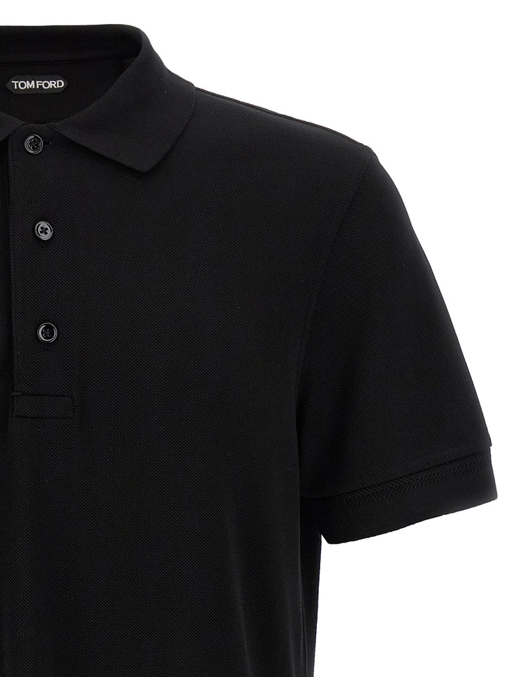 Tom Ford Piqué  Shirt Polo - Black | 3c6879fda66011aad8a80aaae1dbcaabdc35d7e3