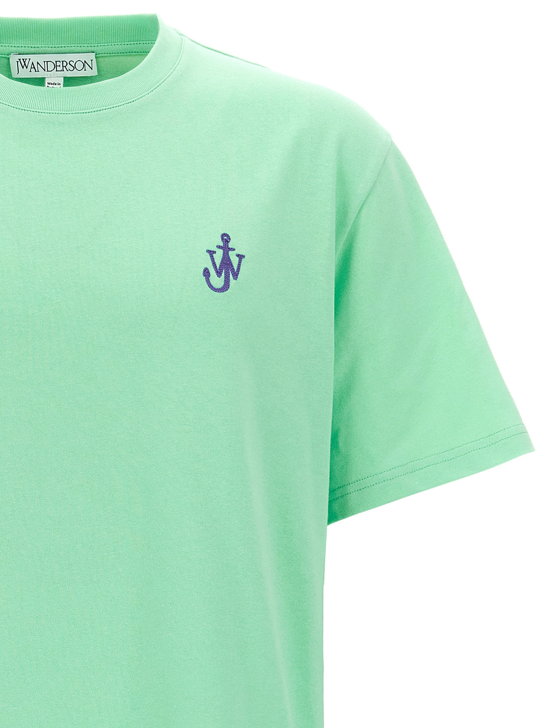 Anchor Embroidery T-Shirt Green