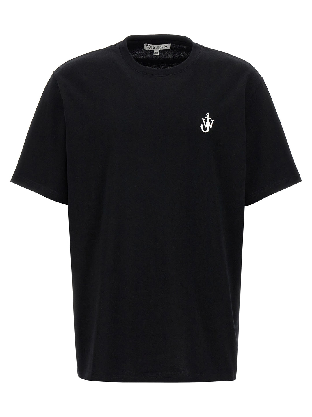 Anchor Embroidery T-Shirt Black