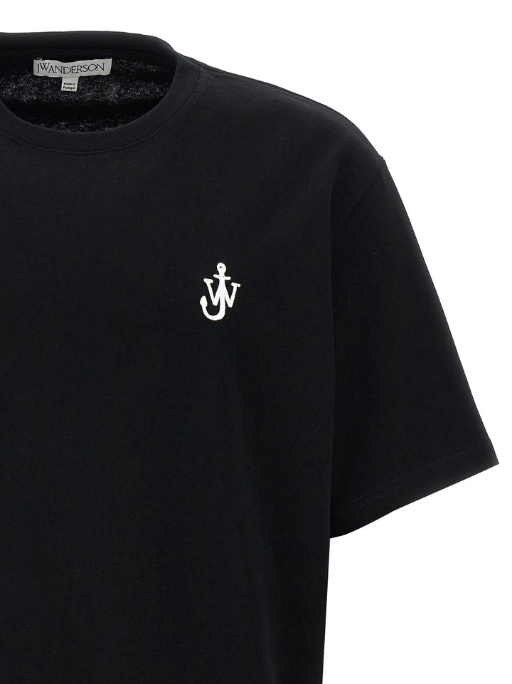 Anchor Embroidery T-Shirt Black