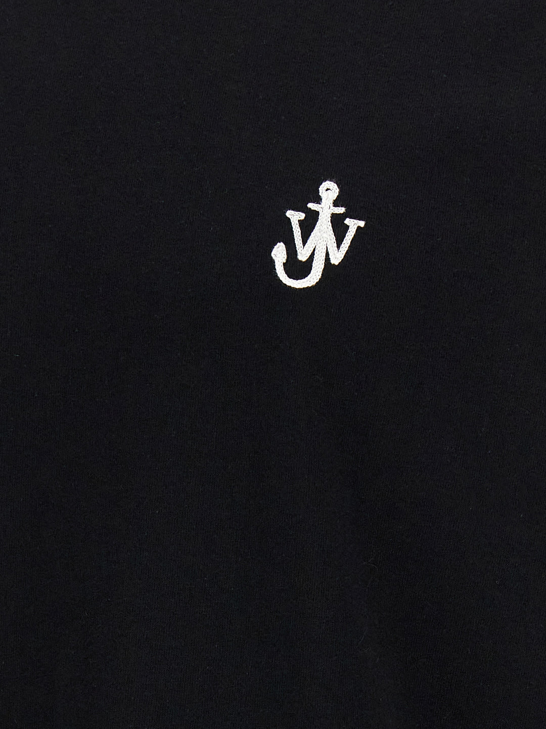 Anchor Embroidery T-Shirt Black