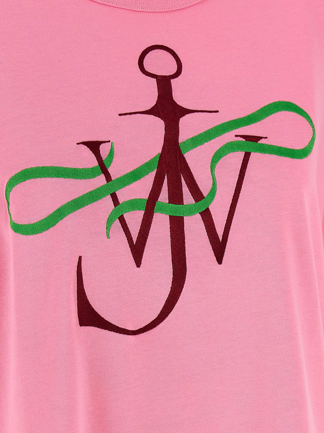 J.W. Anderson Ribbon Anchor T-shirt - Pink | 3644d112c93307a0f85e3fca1a9580137820093e