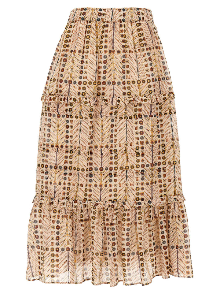 Marant Etoile Diya Skirts - Beige | 814602557502328e3c124aacb2d110dd704a798c