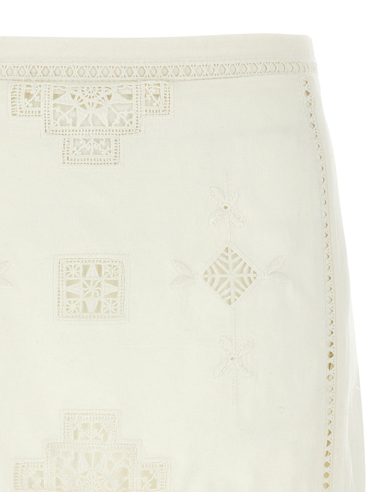 Isabel Marant Sandra Skirts - White | 4179c044e40621563e0a4528baad47d0c88a62bf