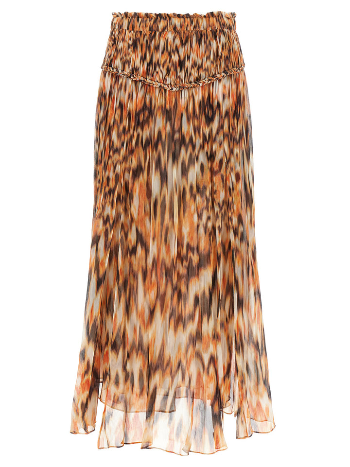 Isabel Marant Rolande Skirts - Orange | 856fe3fde33e03ba8d50b8b2fdb5fc593b45712c