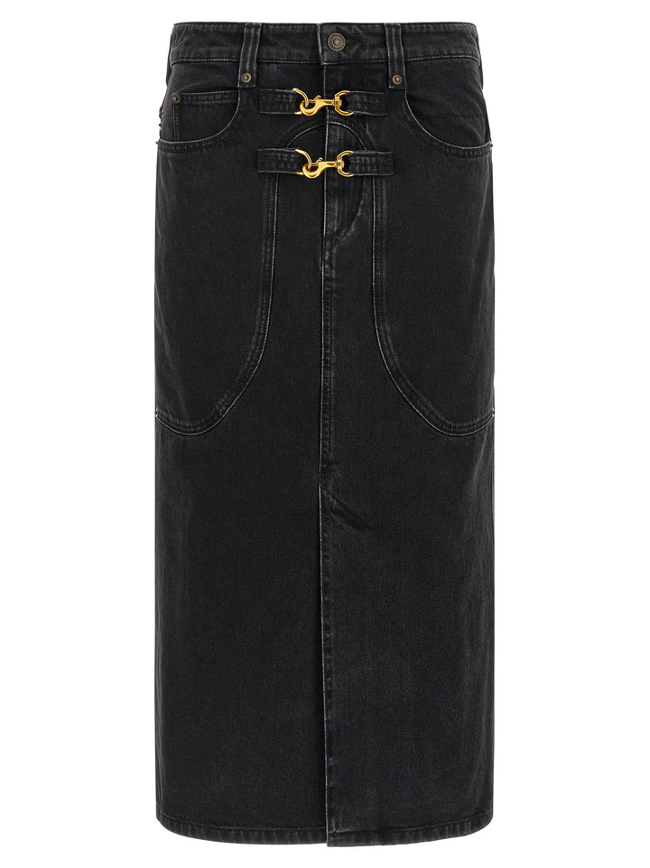 Isabel Marant Pavina Skirts - Black | 530b9115d8f34e1837c523b7c0987b26a5be53a5