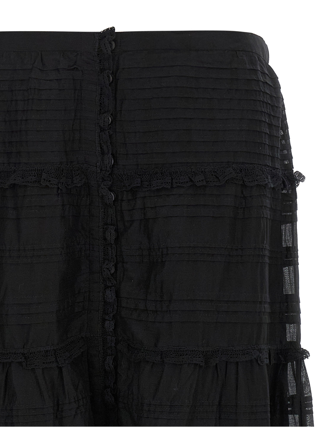 Marant Etoile Paoline Skirts - Black | 2aa0f22729d7ae188fb664f7bc8ebecdafbcec75